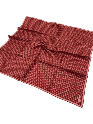 Armine Ipek Eşarp 2026 Kış - 9417-35 Bordo Kırmızı Twill