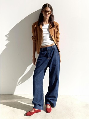 Askılı ve Tokalı %100 Deri Babet