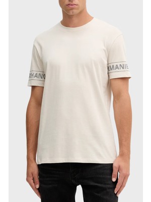Armani Exchange Logolu % 100 Pamuk Regular Fit Bisiklet Yaka T Shirt Erkek T Shirt XM001437 AF10356 U1013