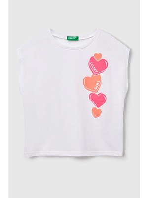 Benetton Kız Çocuk Tişört