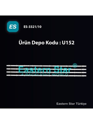 Eastern Star Es-3321, Phılıps, 43pus6504/12, 43pus6504/62, 43pus7505, Ic-B-Aoag43da28, Lb-Gm3030-Gjphp434x10aus2-X 43pbb9, Tpt430u3-Egyska.G, Rev:s3a , Tpt430u3-Eqysma.G, Rev:s3aa, Tv Led Bar