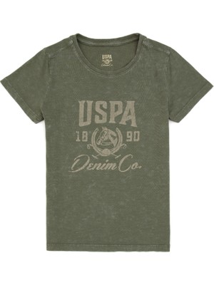 U.s. Polo Assn. Erkek Çocuk Vizon Tişört 50300374-VR052