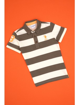 U.s. Polo Assn. Erkek Çocuk Vizon Tişört 50300061-VR052