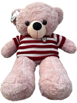 Alp Kids Kazaklı Kaliteli Peluş Ayıcık Uyku Arkadaşım Hediyelik Peluş Ayı 75 cm Pembe