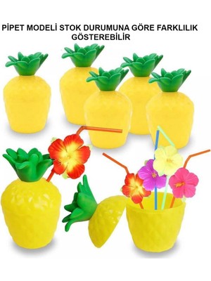 Ananas Pipetli Bardak