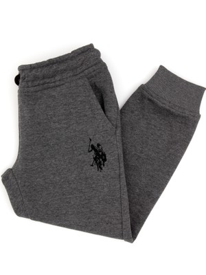U.s. Polo Assn. Erkek Çocuk Antrasit Melanj Eşofman Altı 50314026-VR081