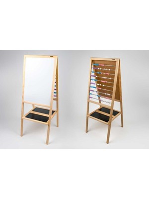 Beyaz Çocuk Yazı Tahtası ve Silgi Kalem Seti Hediye Paketinde