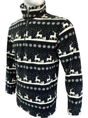 Polar Sweatshirt - Thermoform - Fermuarlı - Lacivert