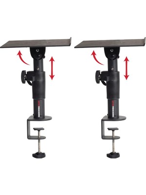 Frameworks Gfwspkstmndskcmp | Masaüstü Mengeneli Stüdyo | Dj Monitör | Hoparlör Standı | Sehpası | Çift