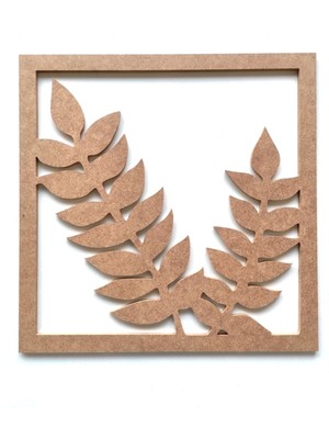 Ince Yapraklı Boyanabilir Hobi Pano Mdf 6mm, Dekoratif ve Yaratıcı Tasarım Malzemesi