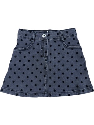 Kız Çocuk Kot Mini Etek