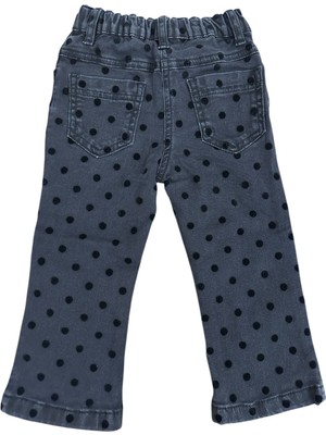 Kız Bebek/çocuk Ispanyol Paça Jean Kot Pantolon %98 Pamuk