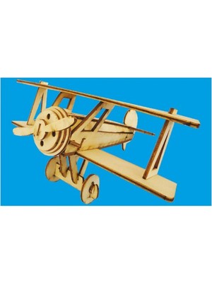 3D Ahşap Küçük Maket, Dekoratif ve Şık Model, Tekli Satış (1 Adet)