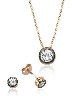Tektaş 925 Ayar Gümüş Kadın Set
