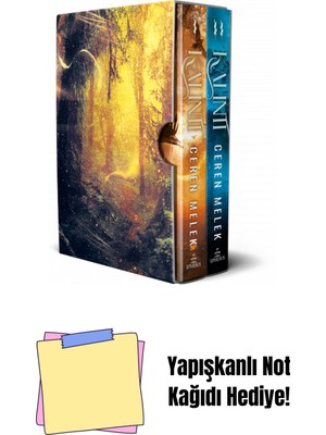 Set- Kalıntı (2 Kitap), Ciltsiz + Yapışkanlı Not Kağıdı