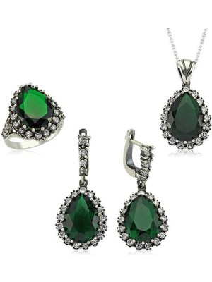 Hürrem Sultan Otantik 925 Ayar Gümüş Kadın Set