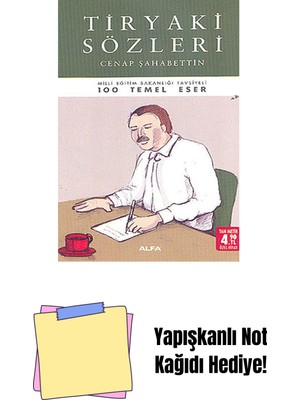 Tiryaki Sözleri (Cep Boy) + Yapışkanlı Not Kağıdı