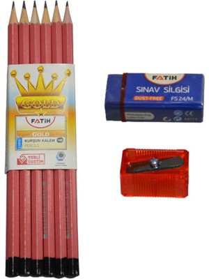 Renkli Yazı Gereçleri 3'lü Set, Yazma ve Kalemler Paket