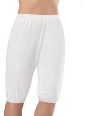 Iç Giyim Erdem Beyaz Kadın Paçalı Külot