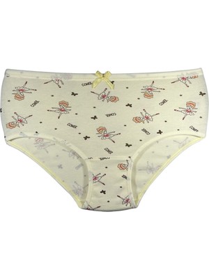 Likra Empirme Kız Bato Külot Karışık Renkli 6810 (12 Adet)