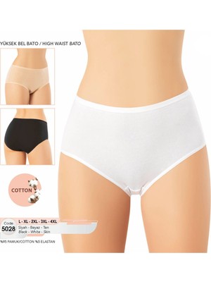 Iç Giyim Kota Pamuk&likra Büyük Beden Bato (6 Adet) Külot