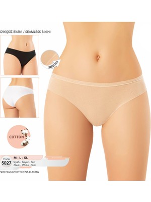 Iç Giyim Kota Pamuk&likra Dikişsiz Seamless (6 Adet) Bikini Külot