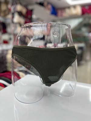 Iç Giyim Ebru Micro Fitilli Kumaş Slip Külot Eko Paket (6 Adet)