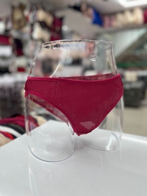 Iç Giyim Ebru Micro Fitilli Kumaş Slip Külot Eko Paket (6 Adet)