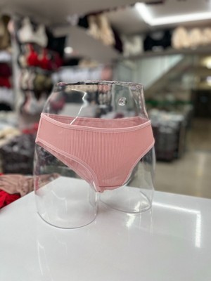 Iç Giyim Ebru Micro Fitilli Kumaş Slip Külot Eko Paket (6 Adet)