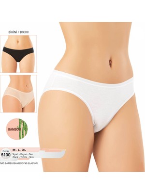 Iç Giyim Kota Bambu (6 Adet) Bikini Külot