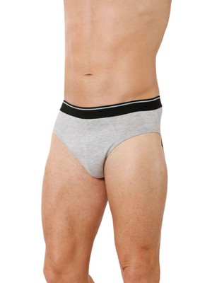 6'lı Erkek Pamuklu Likralı Penye Slip Külot