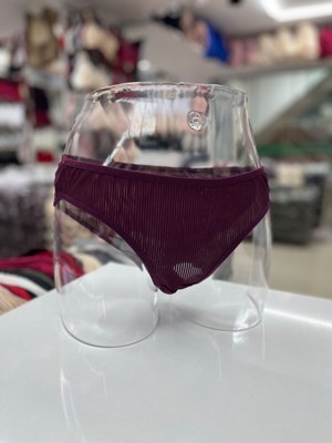 Iç Giyim Ebru Micro Fitilli Kumaş Slip Külot Eko Paket (6 Adet)