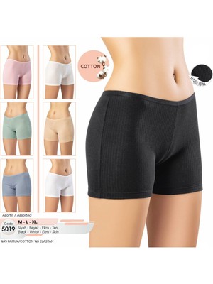 Iç Giyim Kota Pamuk&likra Raporlu Ribana (6 Adet) Boxer Külot