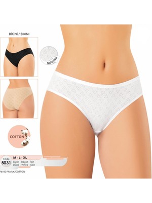 Iç Giyim Kota %100 Pamuk (6 Adet) Bikini Külot