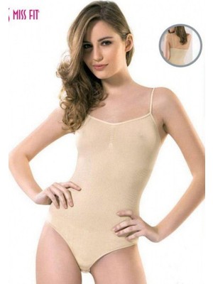 Iç Giyim Miss Fit Dikişsiz Ince Askılı Korsajlı Body Korse