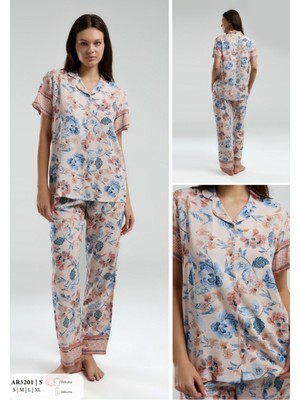 Iç Giyim Arnetta Kısa Kol Ikili Pijama Takımı