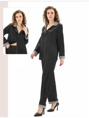 Iç Giyim Moongirl Saten Pijama Takımları