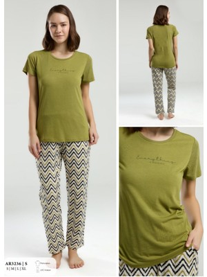 Iç Giyim Arnetta Kısa Kol Ikili Pijama Takımı