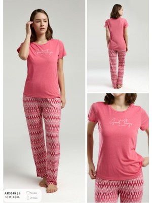 Iç Giyim Arnetta Kısa Kol Ikili Pijama Takımı