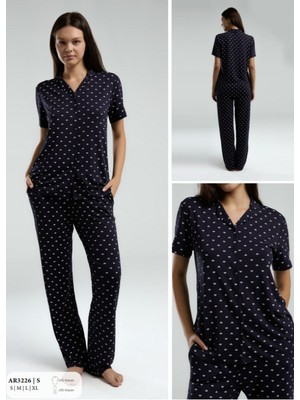 Iç Giyim Arnetta Kısa Kol Ikili Pijama Takımı