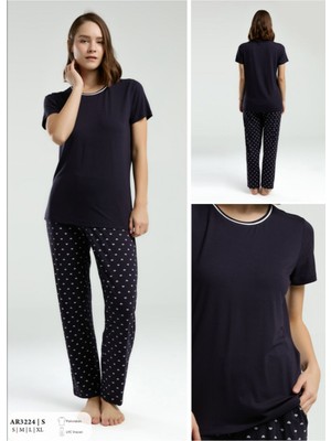 Iç Giyim Arnetta Kısa Kol Ikili Pijama Takımı