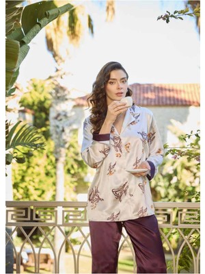 Iç Giyim Moongirl Saten Pijama Takımları