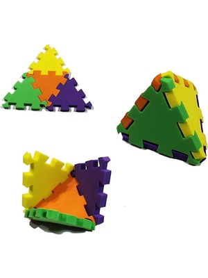 Şekilli Üçgen Piramit Dekoratif Obje, Şık Ev ve Ofis Aksesuarı