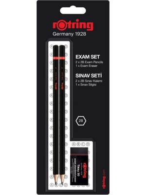 Iki Kalem ve Silgi Seti, Sınav Için Kaliteli Yazım Araçları