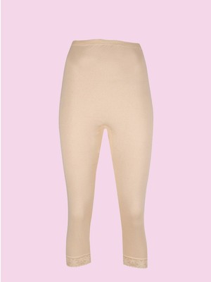 Ceylanoğlu Ribana  Dantelli Diz Altı Tayt 237 (3ADET)