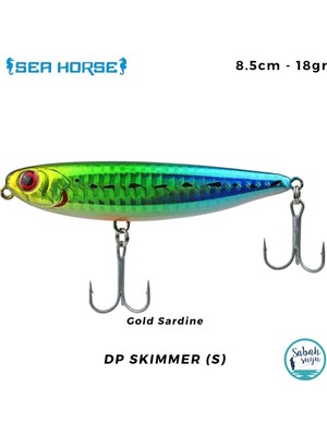 Sea Horse Dp Skimmer 85 (S) 8.5cm 18GR Gold Sardine Yem