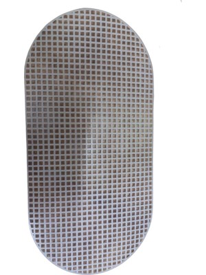 Çanta Kanvası Oval 30X15 cm Beyaz