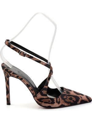 Leopar  Kadın Klasik Topuklu Ayakkabı K01565041171