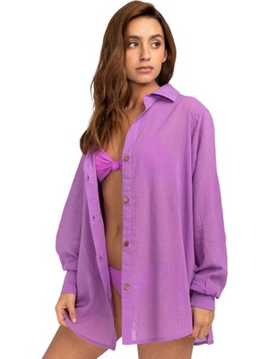 Billabong Swell Overshirt Kadın Pembe Gömlek