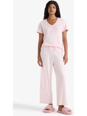 DeFacto Regular Fit Beli Lastikli Pijama Altı F6992AX25AU